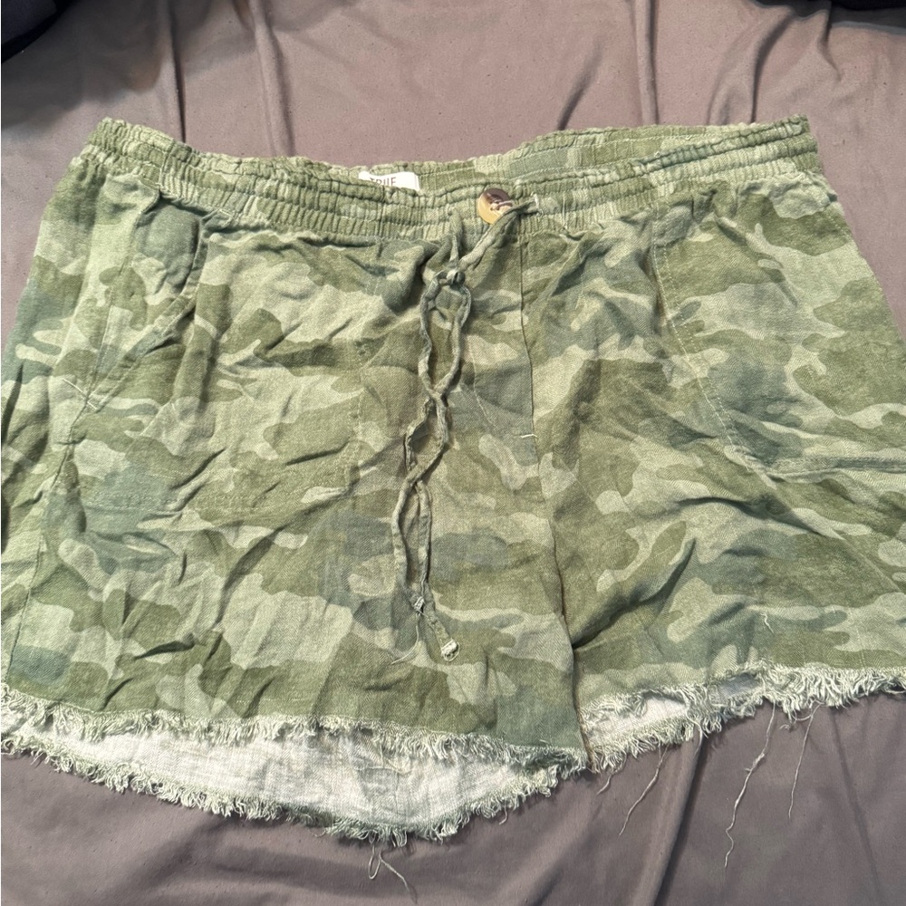 True Craft Green  Shorts Relaxed Fit